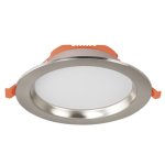 Satin Metal With Opal Polycarbonate Cover 12W Downlight Complete 2 Pack – DL057