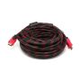 Unique Hdmii Cable V1.4 -30METER Braided-red Retail Box No Warranty