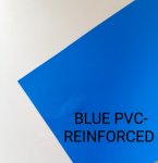 Blue Pvc – 1M Reinforced 550GSM