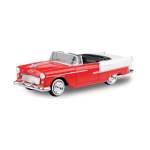 1955 Chevy Bel Air Convertible Scale 1:18 - Red Diecast Vehicle