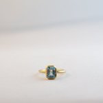 Emerald Cut - Large - Blue Topaz Small