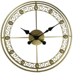 Round Gold Metal Wall Clock SGN2697