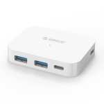 Orico 4 Port Usb-c To 2XUSB3.0|2XUSB-C Hub - White