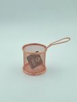 Rose Gold Chip Fryer Serving Basket