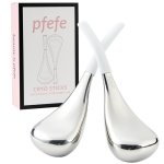 Pfefe Cryo Sticks Facial Skin Care Ice Globes For Women Face Eyes Stainless Steel Face Beauty Tools For Girls Ladies Esthetician