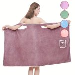1PC Adjustable Wearable Bath Wrap Towels For Women - Perfect For Spa Sauna Pool Gym Travel And Home Use - Soft And Absorbent Big