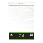 Leo C4 White Self Seal Envelopes - Open Short Side - Pack Of 25