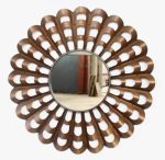 Round Cut-out Metal Mirror 89CM