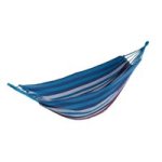 OZtrail Anywhere Double Hammock - Blue Stripe 200KG