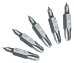 Teng Tools 5PC Double Ended Bits Philips PH1 X PH2