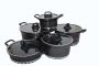 10 Piece Elegant And Classy Ceramic Non-stick Pots