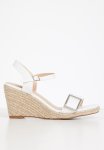 Drayco 8 Espadrille Wedge Heel - White