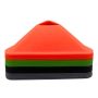 Triangular Soccer Training Marker Cones Disc Set 40 Pack For Sports Drills