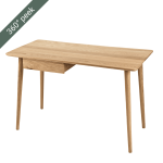 The D1 Desk - Natural Drawer