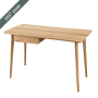 The D1 Desk - Natural Drawer