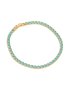Goldair Gold Plated Cubic Zirconia Blue Tennis Bracelet