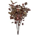 - Eucalyptus Burgundy Pack Of 6 Stems - 93CM