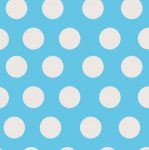 3 Ply Blue Big Dot 20