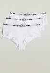 G-star Raw Hipster Wmn 3 Pack - White white white