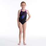 Girls Pinwheel V-back 1-PIECE Swimsuit