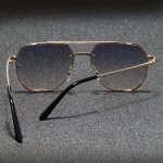 1PAIR Men's Retro Double-beam Fashion Decorative Glasses - Unisex Trendy Cool Father's Day Fashion - Daily Wear Suitable