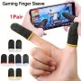 1PAIR Touch Screen Thumbs Finger Sleeves With Left Right Gaming Triggers Smartphones Game Shooter Controller