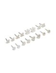 Silver Pearl Flower & Butterfly Earrings 8-PACK