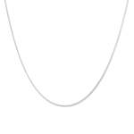 Delicate Curb Chain In Silver