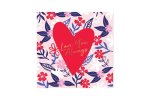 Flowermill Greetings Cards – Hearts And Love Choose Your Option