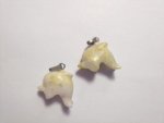 Jade Stone Fish Pendant Greenish F198