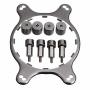 Cpu Cooler Fan Bracket Heatsink Holder AM4 Mounting Bracket Kit For Corsair Hydro Series H45 H55 H60 H75 Black