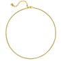 Fettero Gold Snake Chain Necklace For Women 14K Gold Plated Snake Choker Necklace Dainty Simple Boho Necklace Fashion Jewelry For Women Men