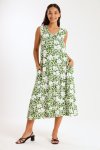 Ladies Midaxi Sleeveless Summer Dress With Pockets