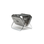 Portable Briefcase Stainless Steel Charcoal Braai