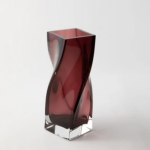 Krosno - Amethyst Vase Medium 26CM H X 12CM W