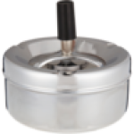 Stainless Steel Press-top Ashtray
