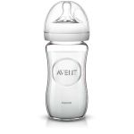 Natural Feeding Glass Bottle 240ML Single