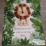 Personalised Fleece Blanket Lion Gone Wild