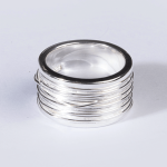 Bold Halo 925 Sterling Silver Ring - 56 Silver
