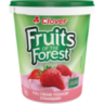 Clover Fruits Of The Forest Strawberry Full Cream Yoghurt 1KG