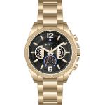 Ben Sherman Mens Gold-tone Chronograph Watch With Black Dial