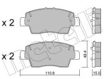 Metelli Brake Pads Front For Nissan Magnite Renault Kwid Triber Kiger