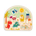 Stomping Dinos Wooden Peg Puzzle