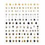 3D Star Nail Stickers Self Adhesive Decals For Diy Nail Art