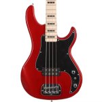 G And L Tribute Kiloton 4 String Bass Guitar – Candy Apple Red