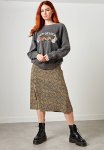 Washed Leah Sweat - Overdyed Charcoal