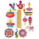 Diwali Card Topper Pack 4 12PC