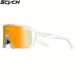 Scvcn Bicycle 1 Lens Cycling Glasses Men Women Bike Glasses Outdoor Sports Cycling Glasses Mtb Mountain Bike Cycling Glasses Dri