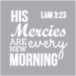 Stencil His Mercies
