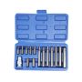 Allen Bit Hex Bit Wrench Key Socket Set 15 Piece 1/2 Drive Vanadium